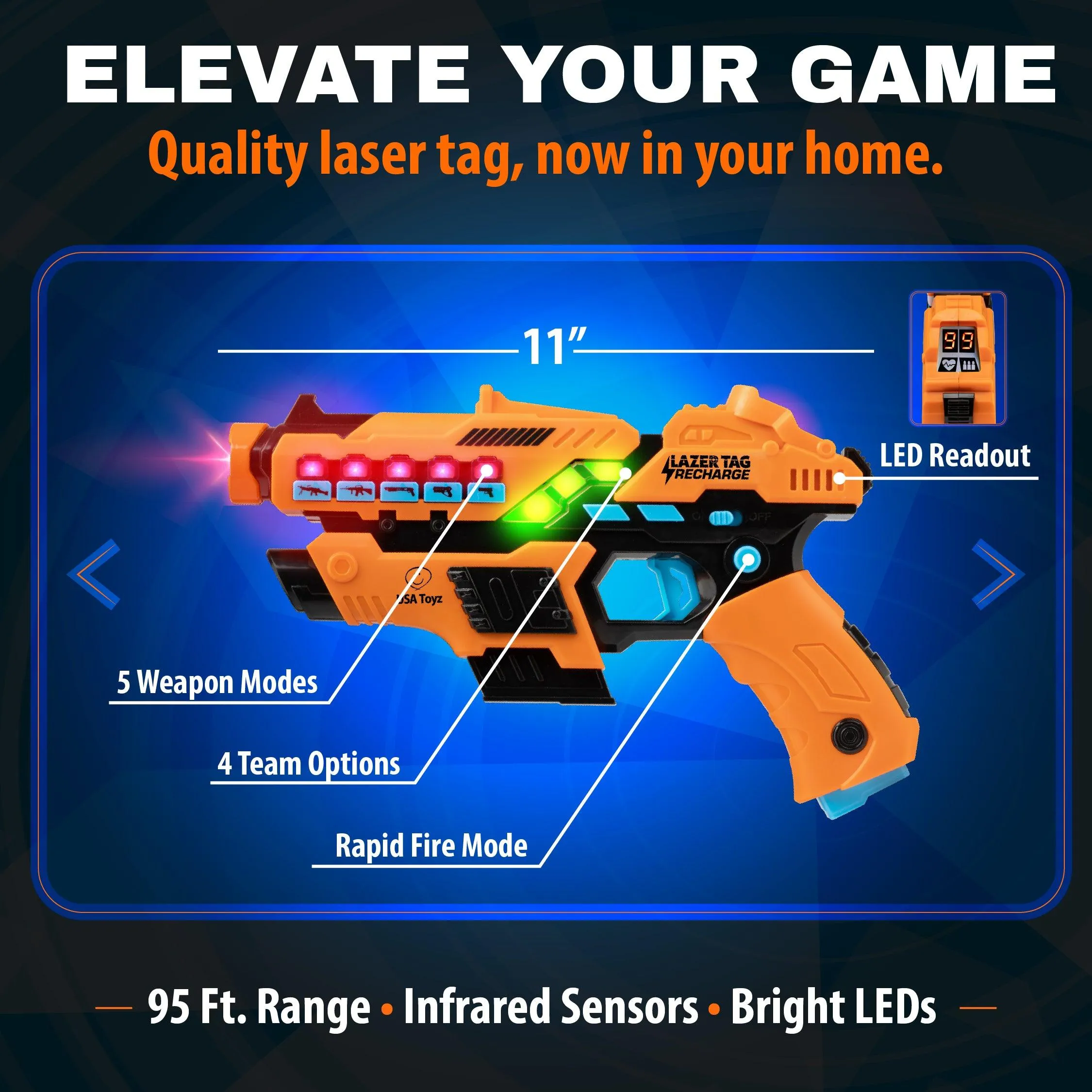 Laser Tag 2 Pack (Rechargeable)