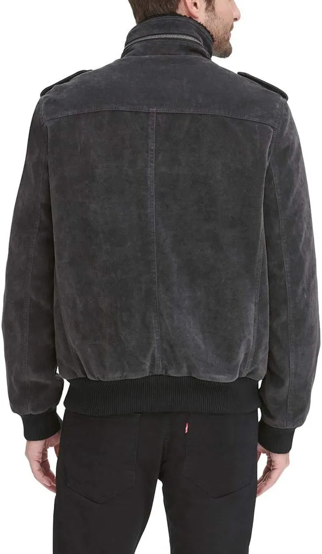 Levi's Mens Faux Leather Aviator Bomber Jacket (Regular & Big & Tall Sizes)