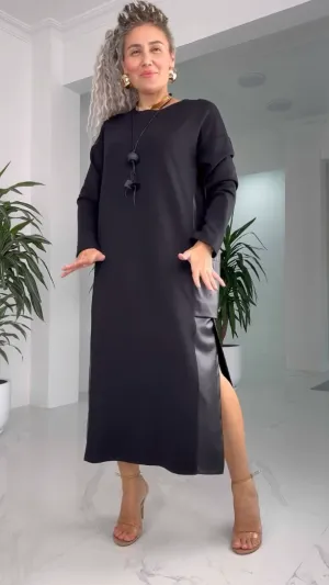 MARILYN - Classic Minimalist Midi Dress