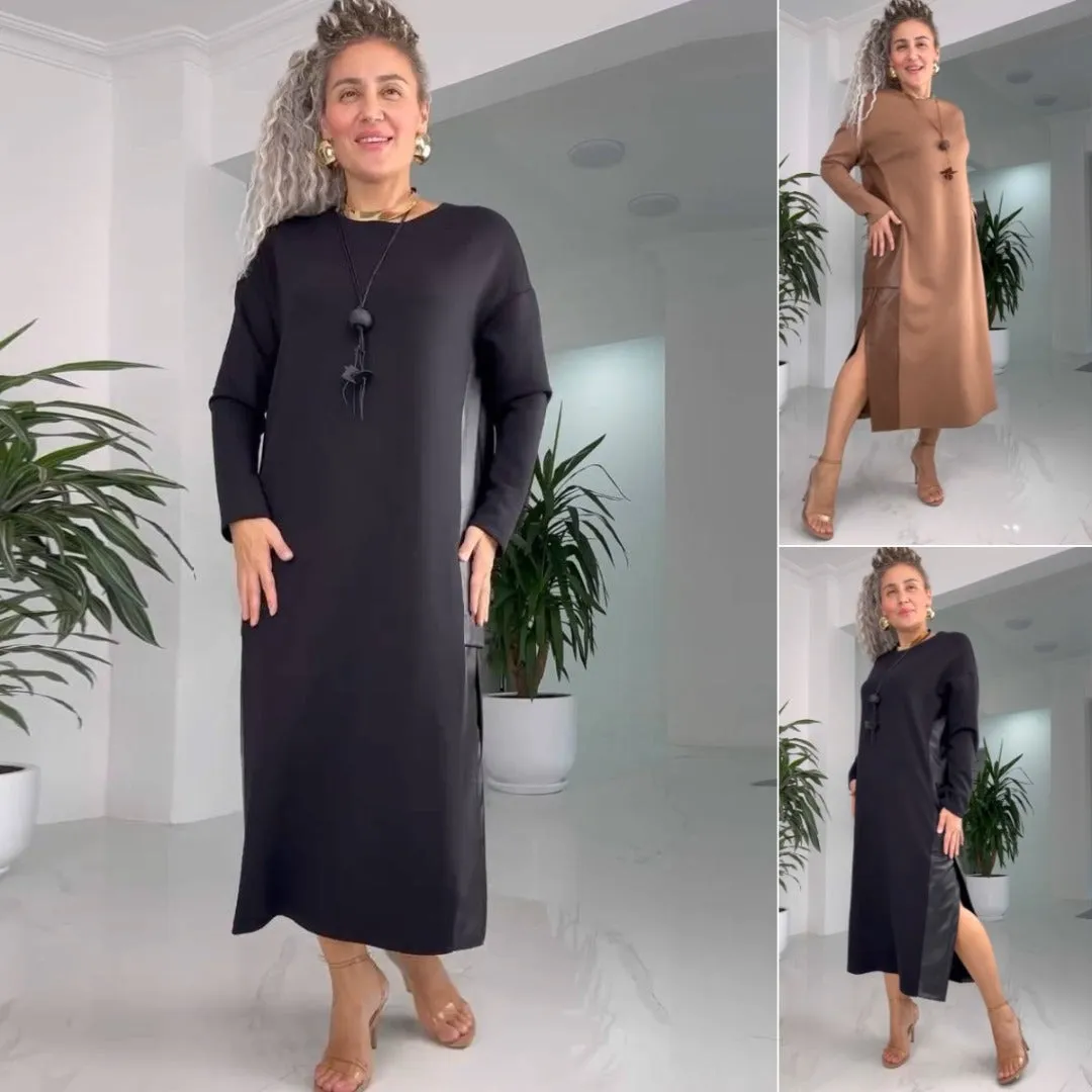 MARILYN - Classic Minimalist Midi Dress