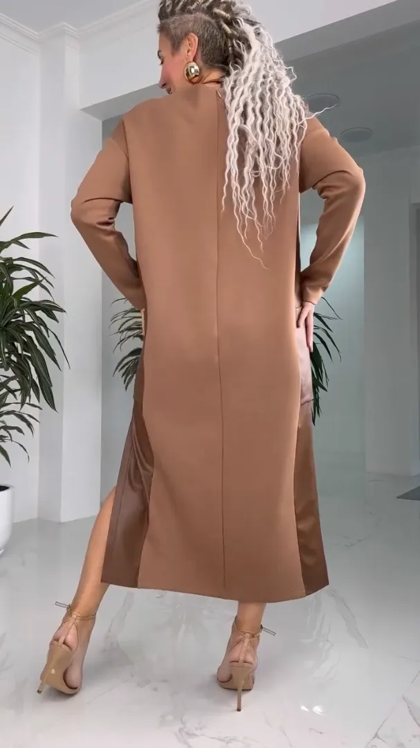 MARILYN - Classic Minimalist Midi Dress