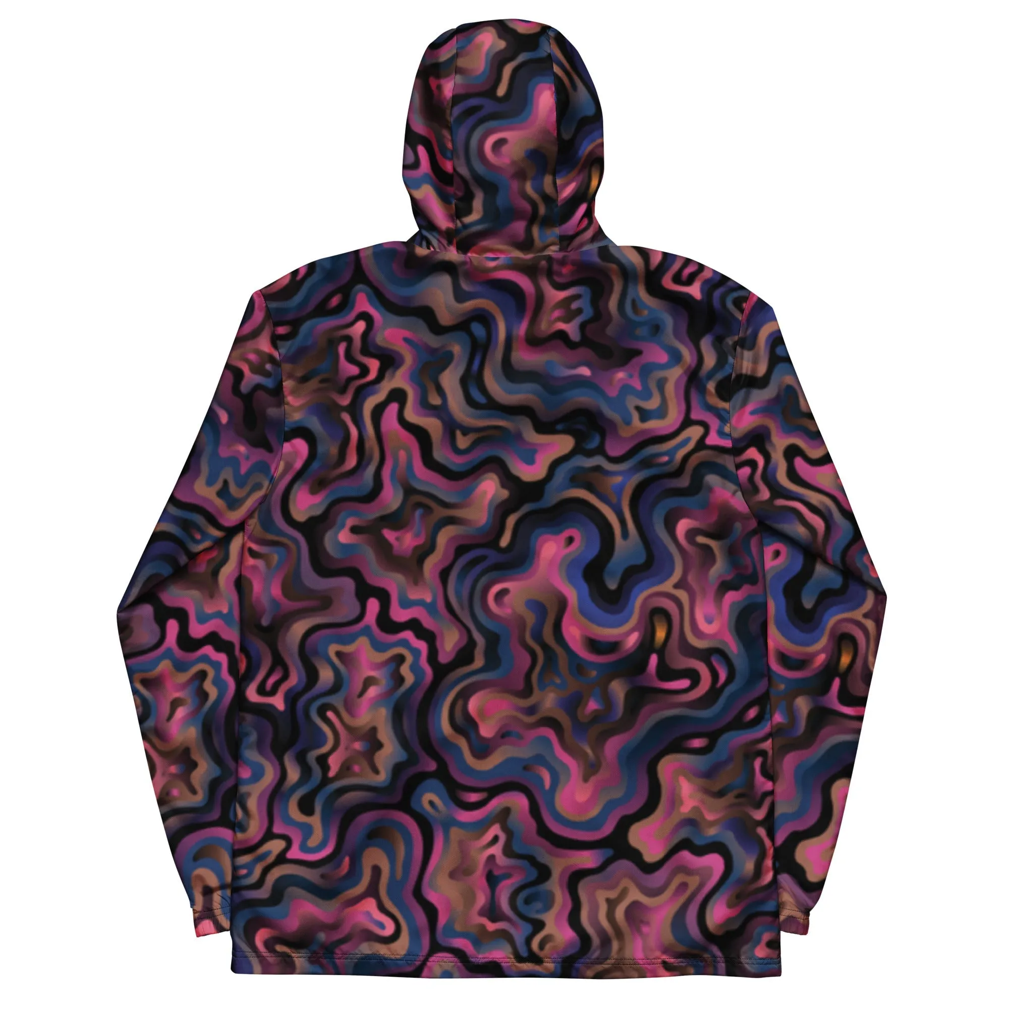 Mens Tropical Florescent Windbreaker