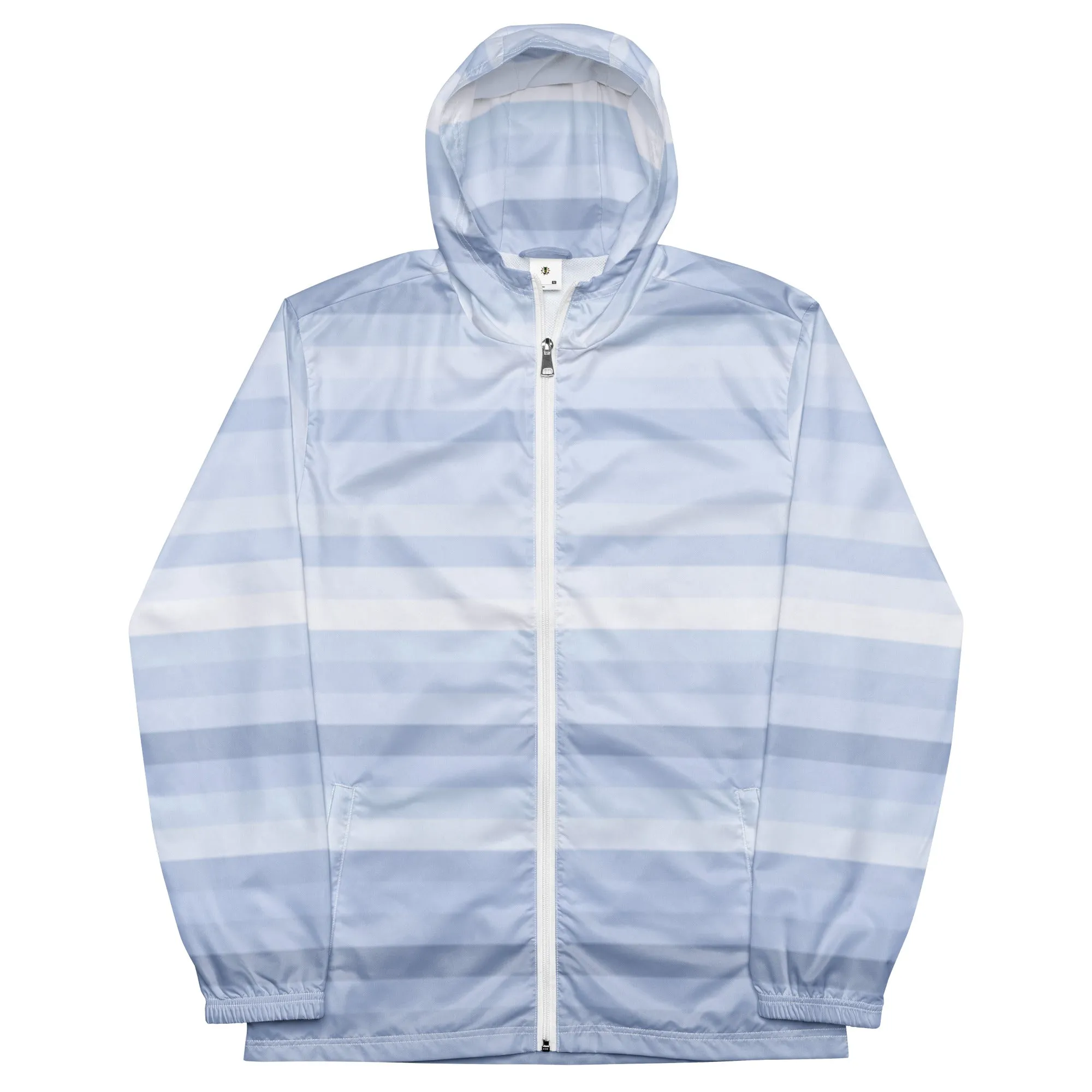 Mens Tropical Foggy Blue Windbreaker