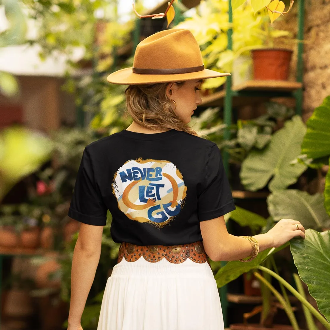 Never Let Go (JK FESTA Song) - Tee (Unisex) (Back Print)
