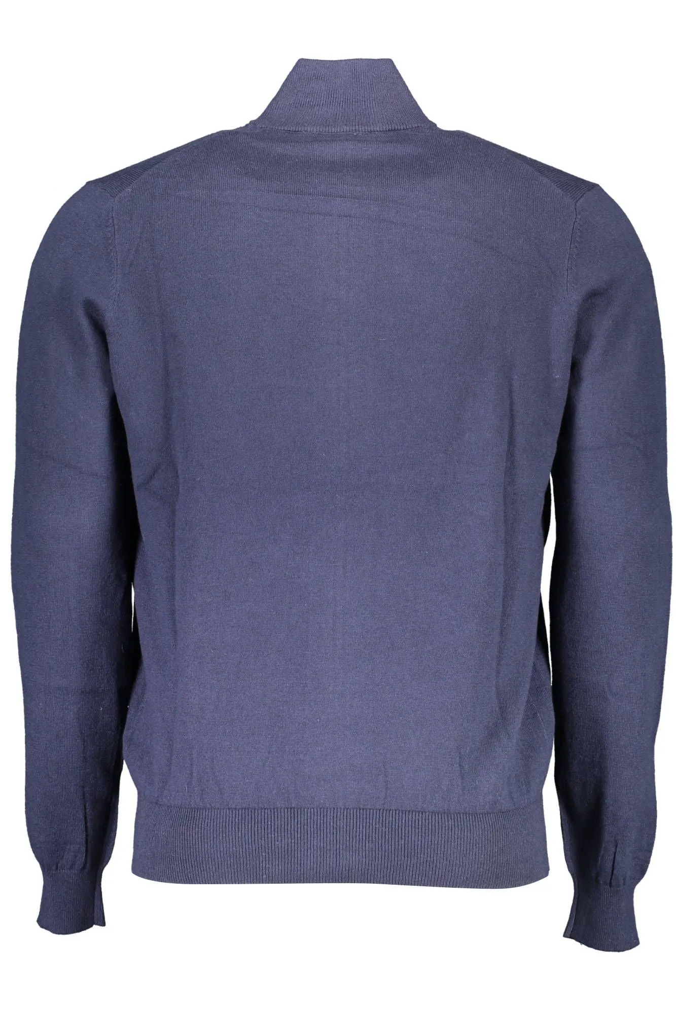 North Sails Blue Zip Cardigan with Logo Embroidery