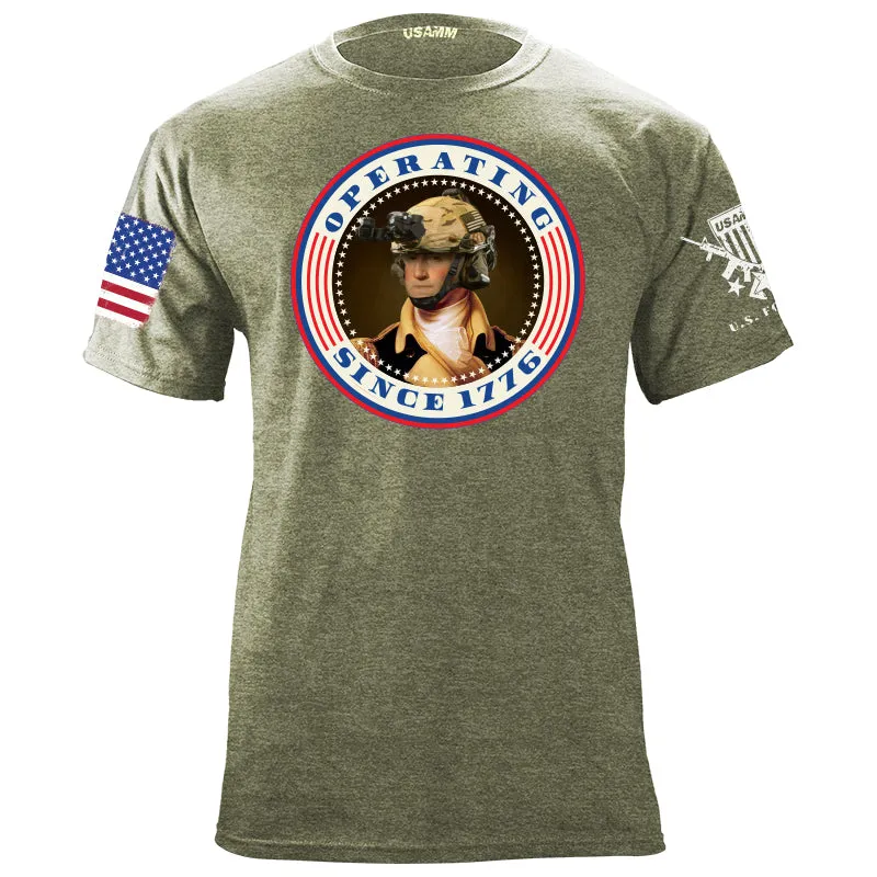 Operating Since 1776 GW Patriotic Colors Tshirt