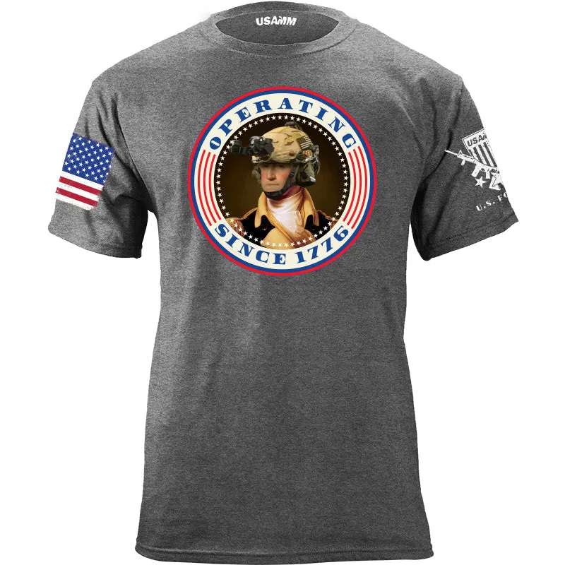 Operating Since 1776 GW Patriotic Colors Tshirt