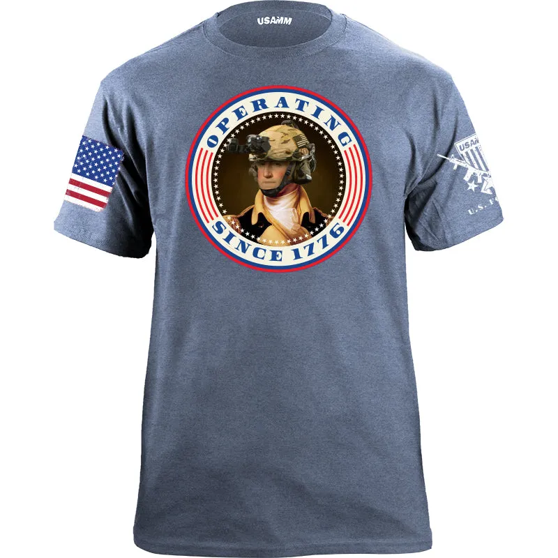 Operating Since 1776 GW Patriotic Colors Tshirt