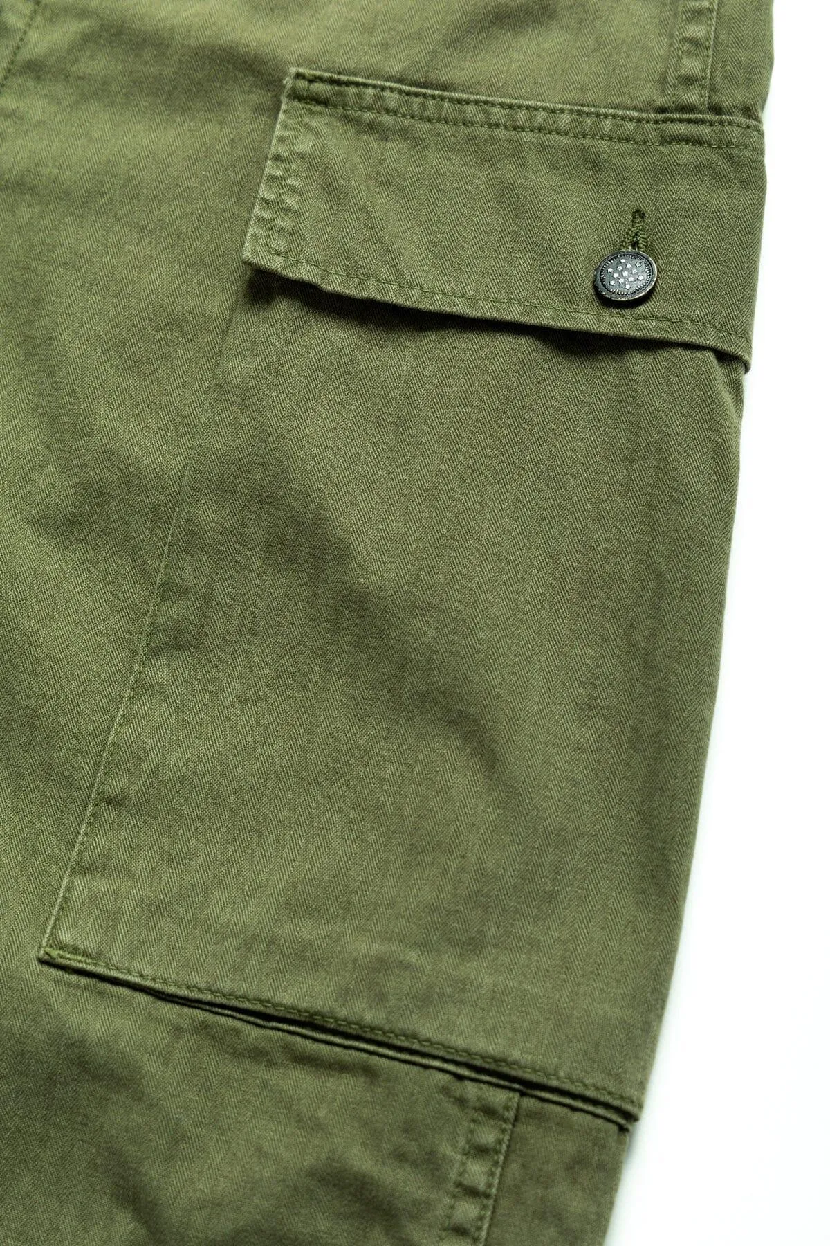 orSlow - (03-7250-76) U.S Army 2 Pocket Cargo Shorts - Army Green