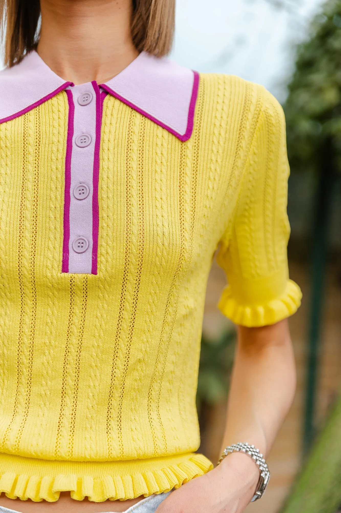 PAULY SWEATER - JAUNE