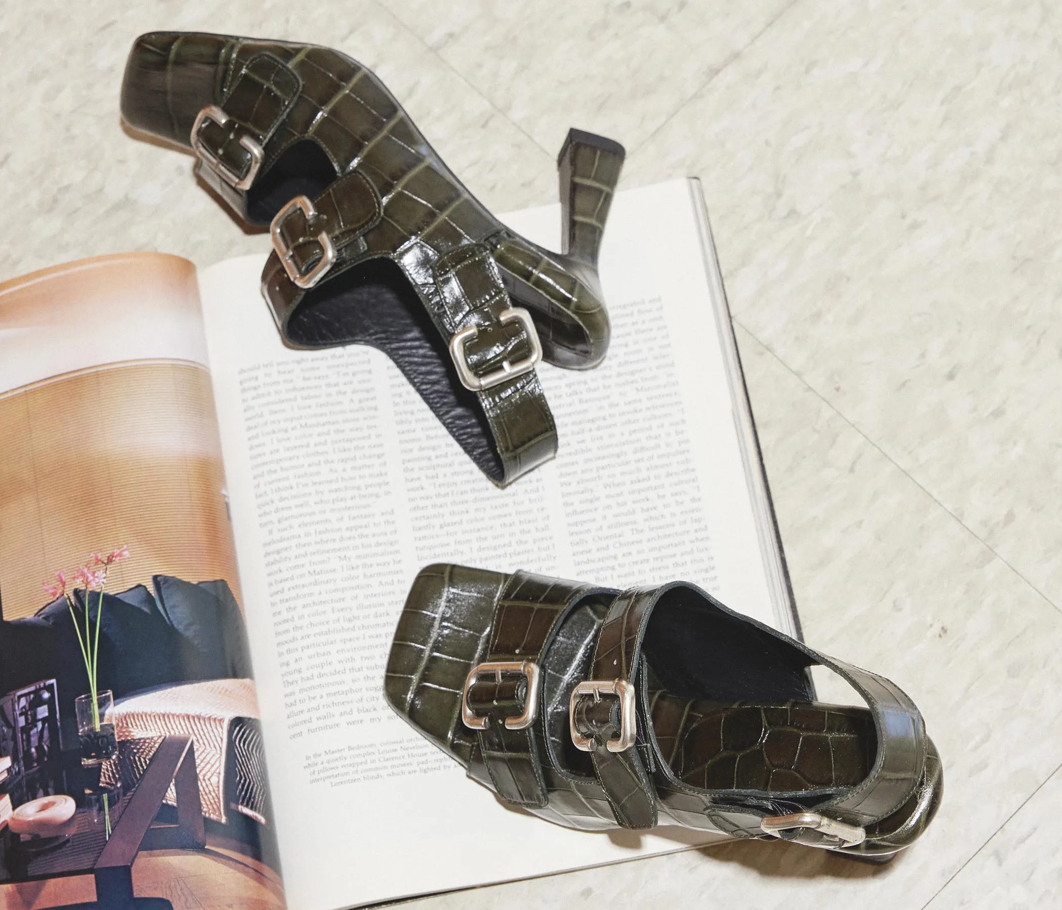 POLLY BUCKLE HEEL