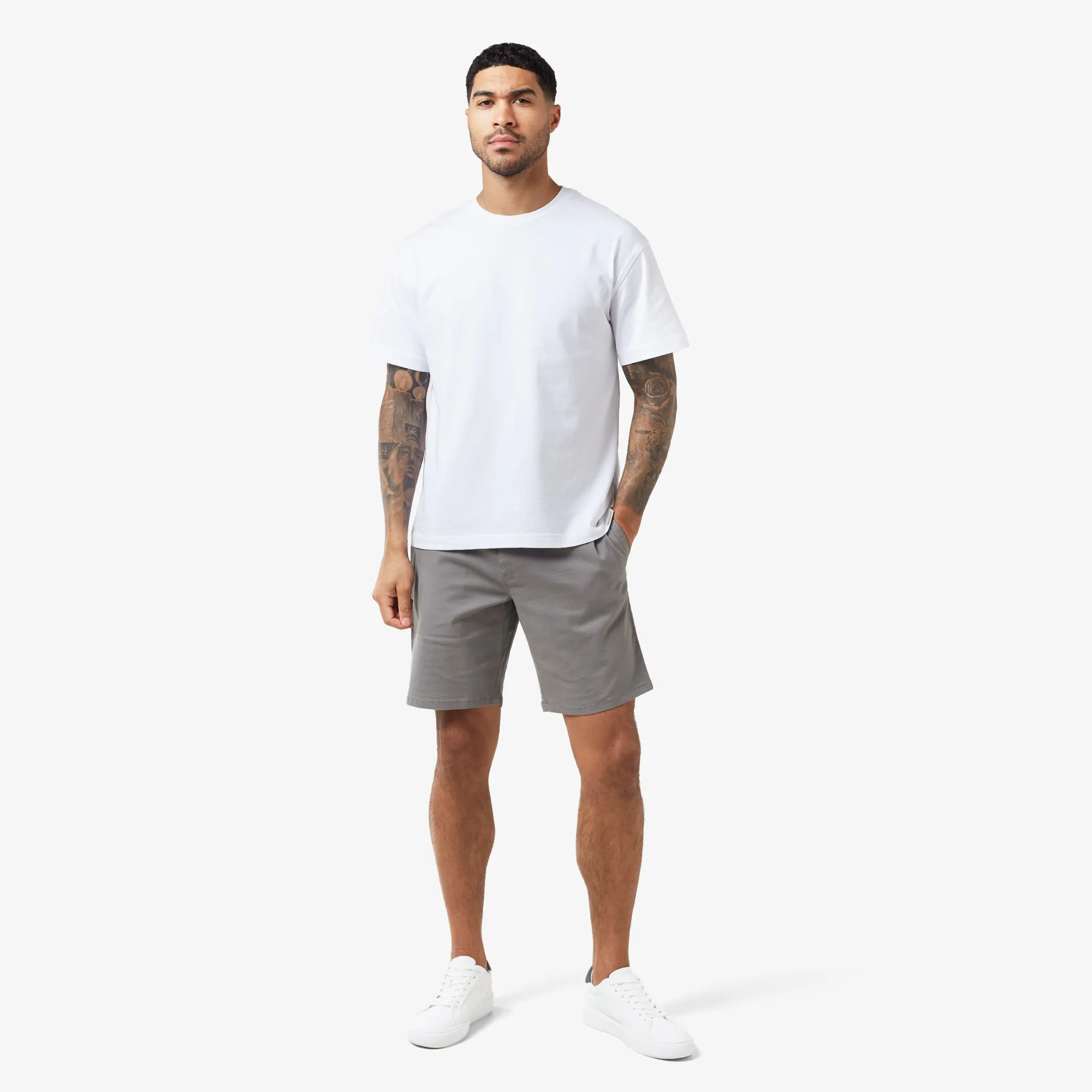Relaxed Chino Short | Dark Grey