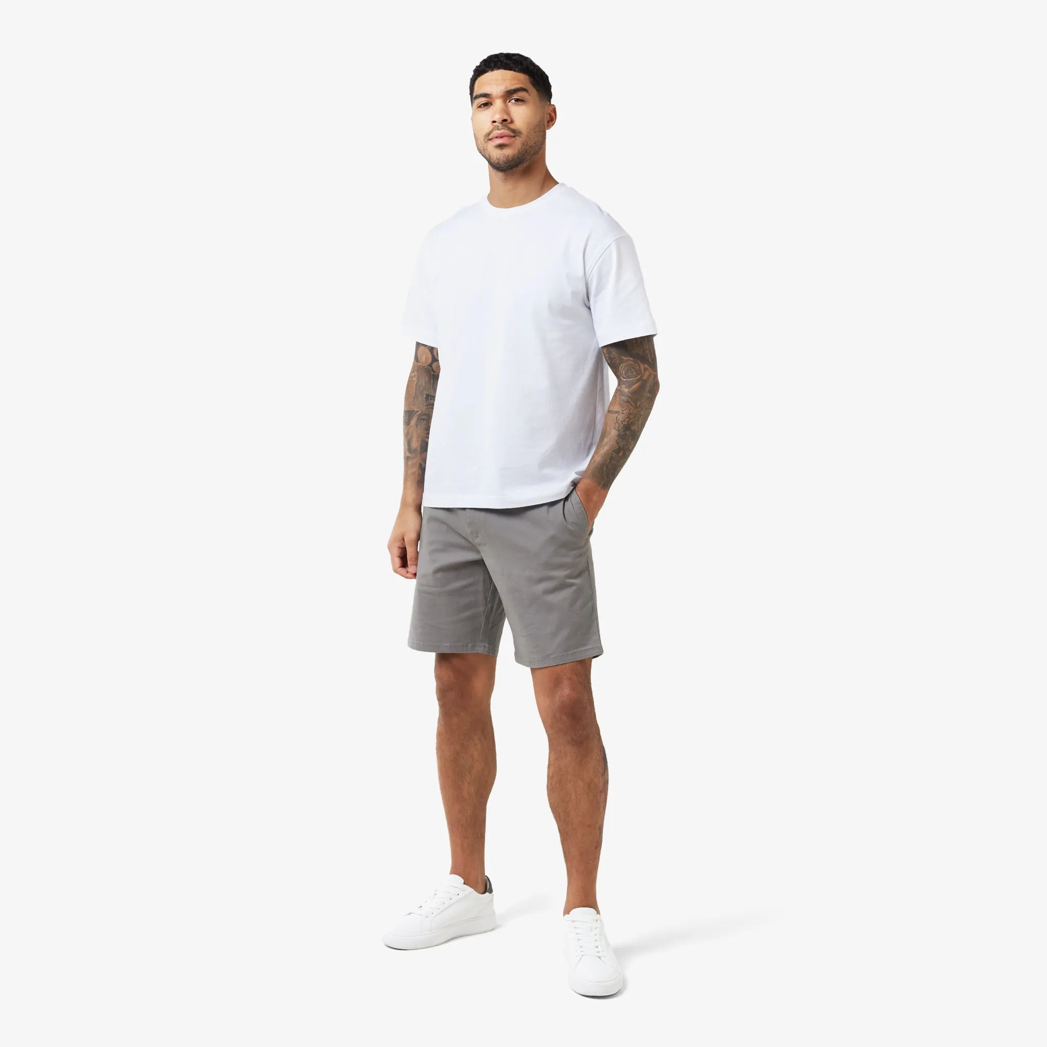 Relaxed Chino Short | Dark Grey