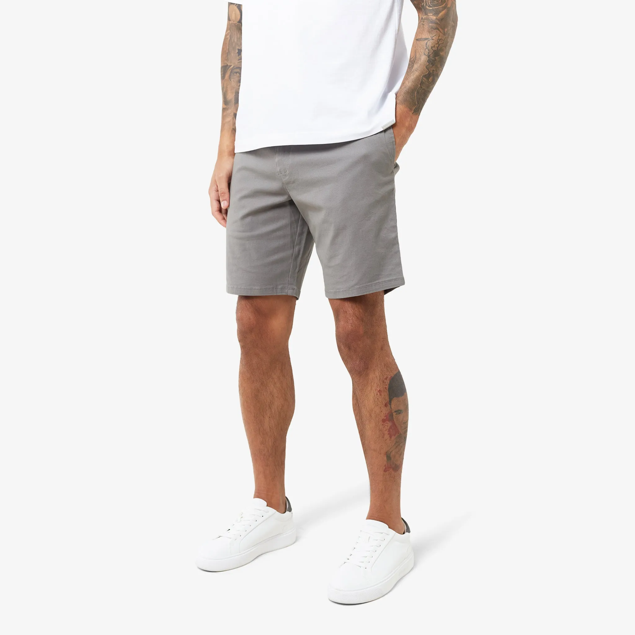 Relaxed Chino Short | Dark Grey
