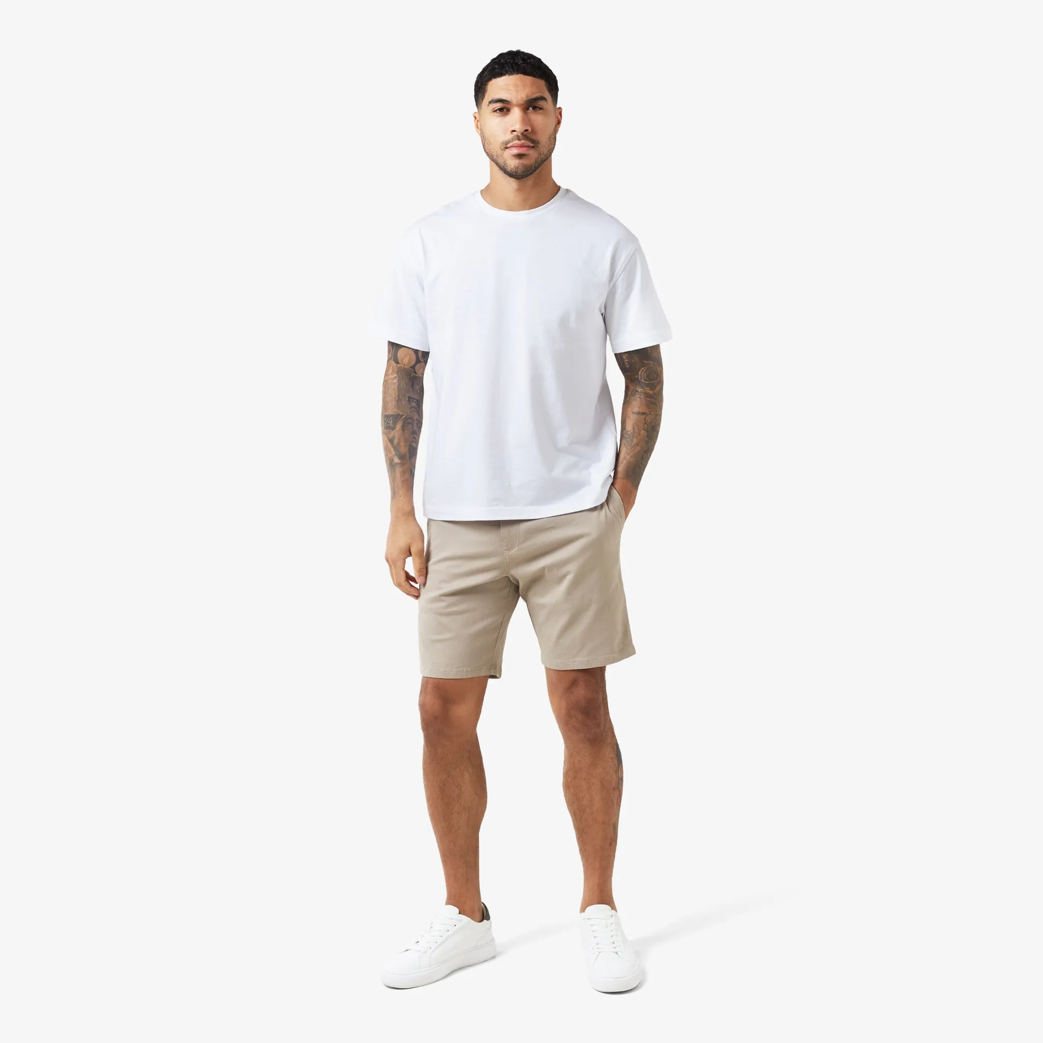 Relaxed Chino Short | Stone