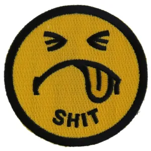 Shit Smiley Face Patch