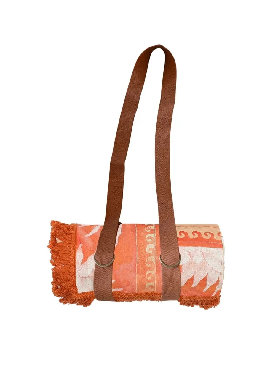 Sol Picnic Rug - Tangerine