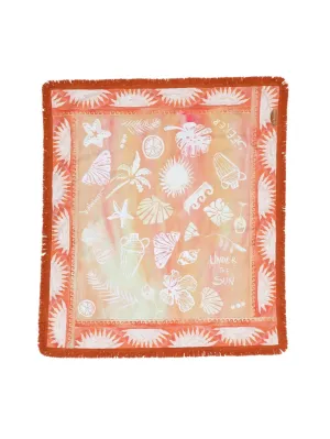 Sol Picnic Rug - Tangerine