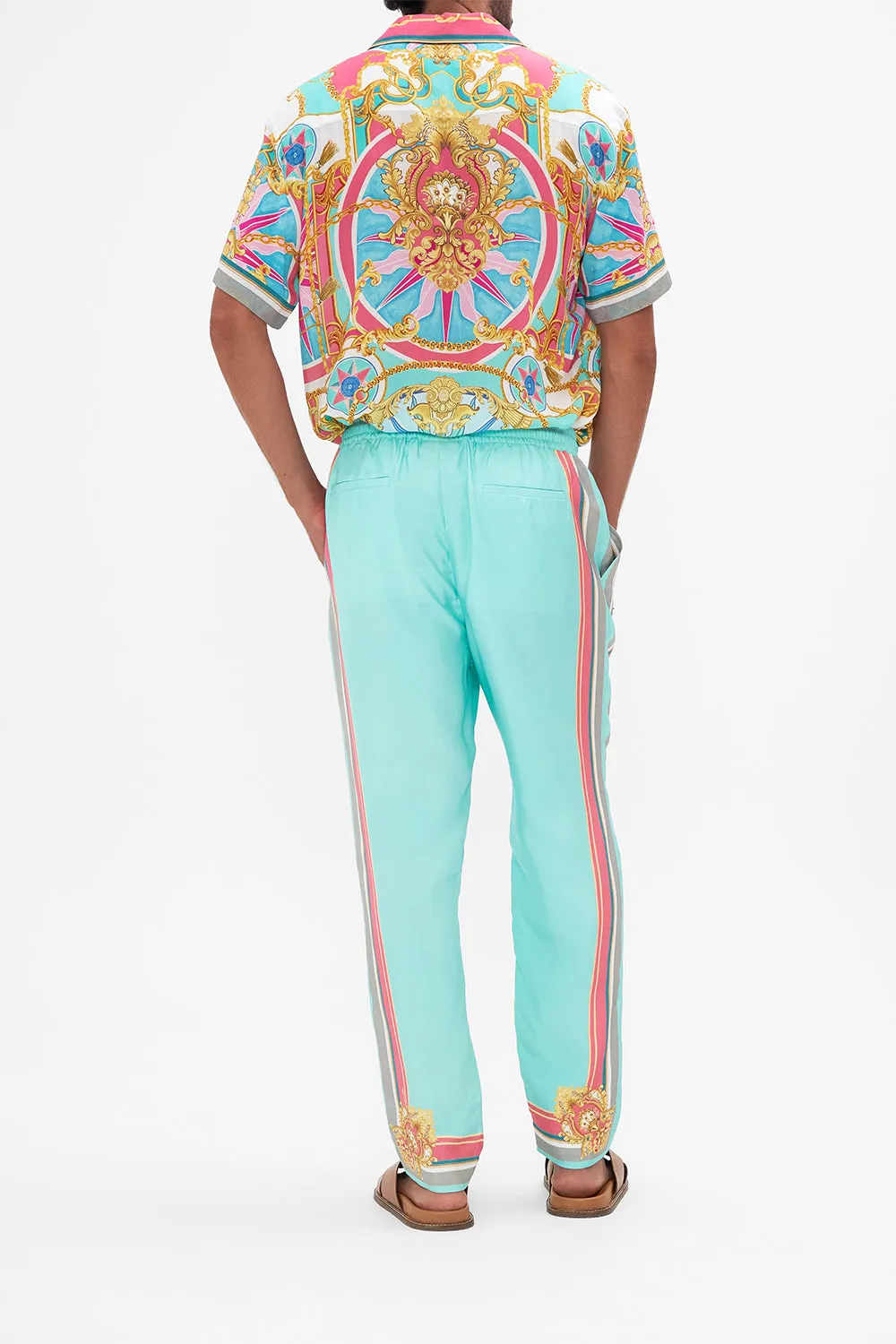STRAIGHT LEG ELASTICATED WAIST PANT SAIL AWAY WITH ME
