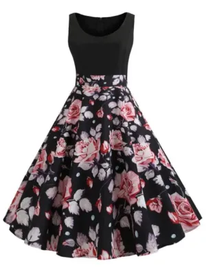 TastyHottie - Modern  Sleeveless High Waisted Dress