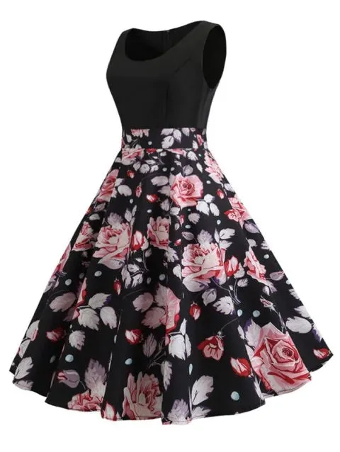 TastyHottie - Modern  Sleeveless High Waisted Dress