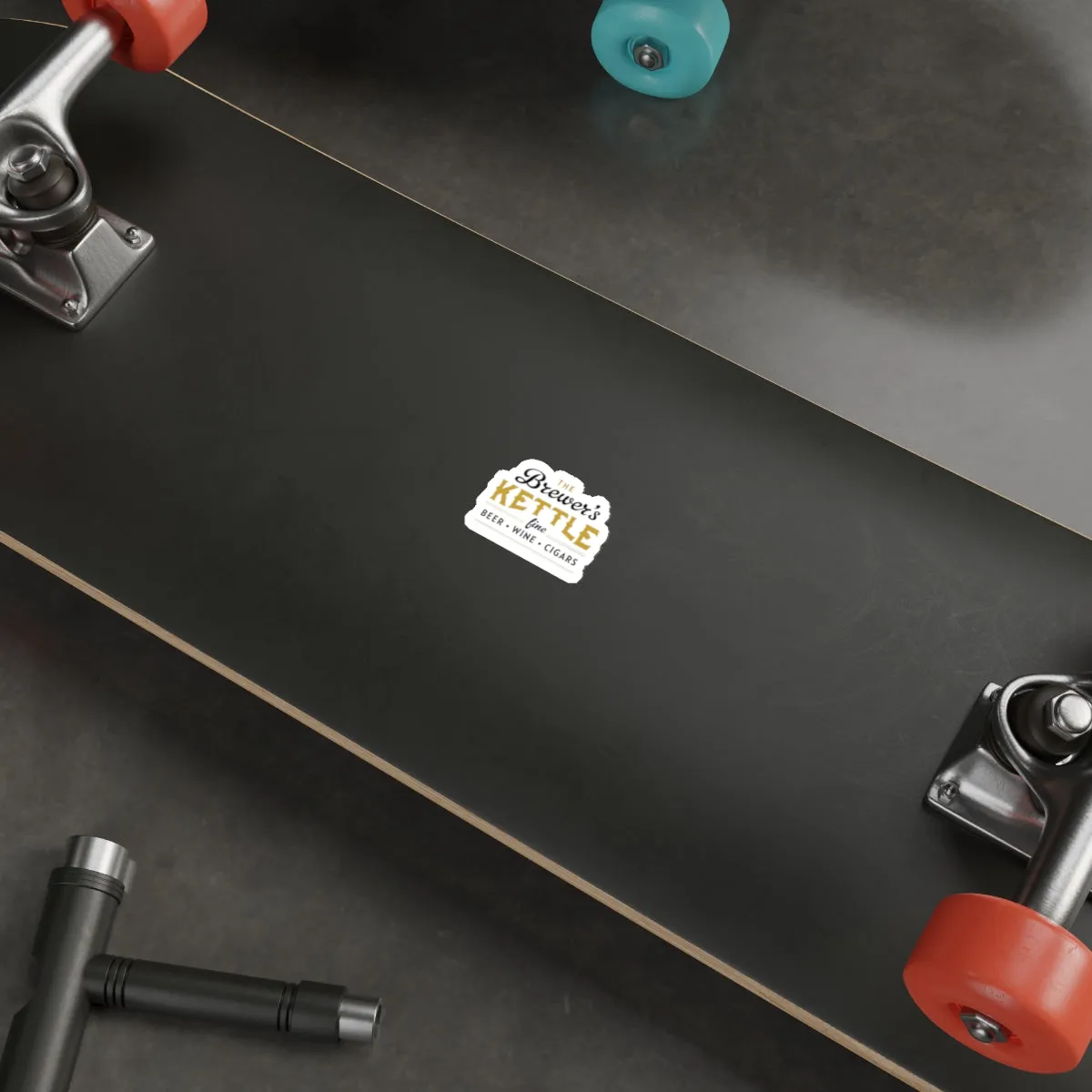 The Brewers Kettle Die Cut Vinyl Stickers - Reefmonkey