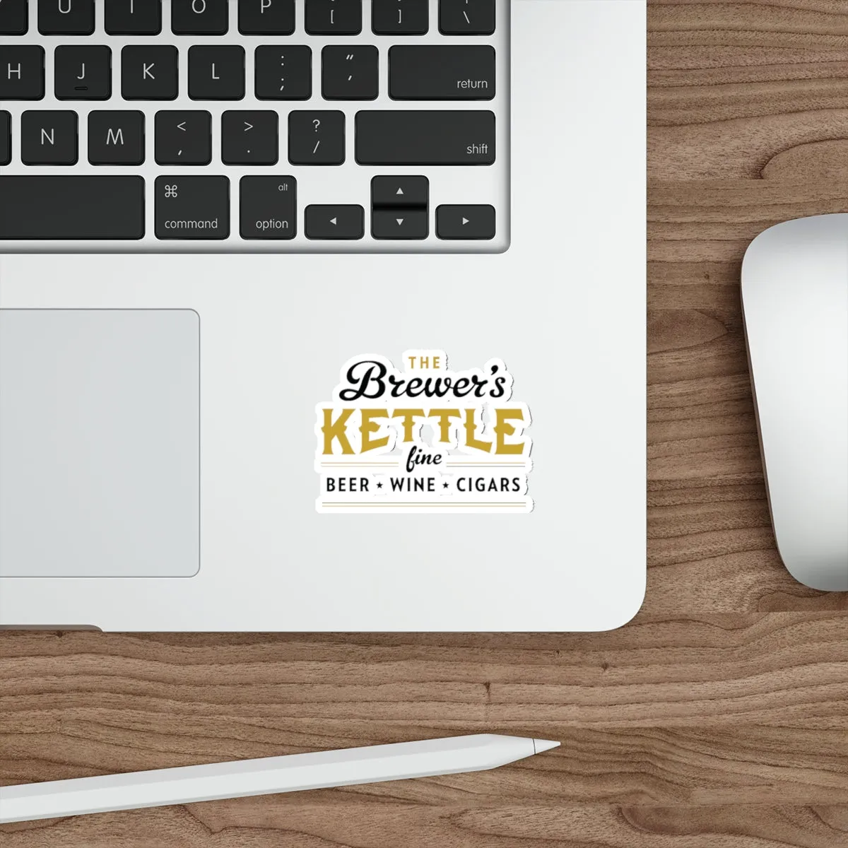 The Brewers Kettle Die Cut Vinyl Stickers - Reefmonkey