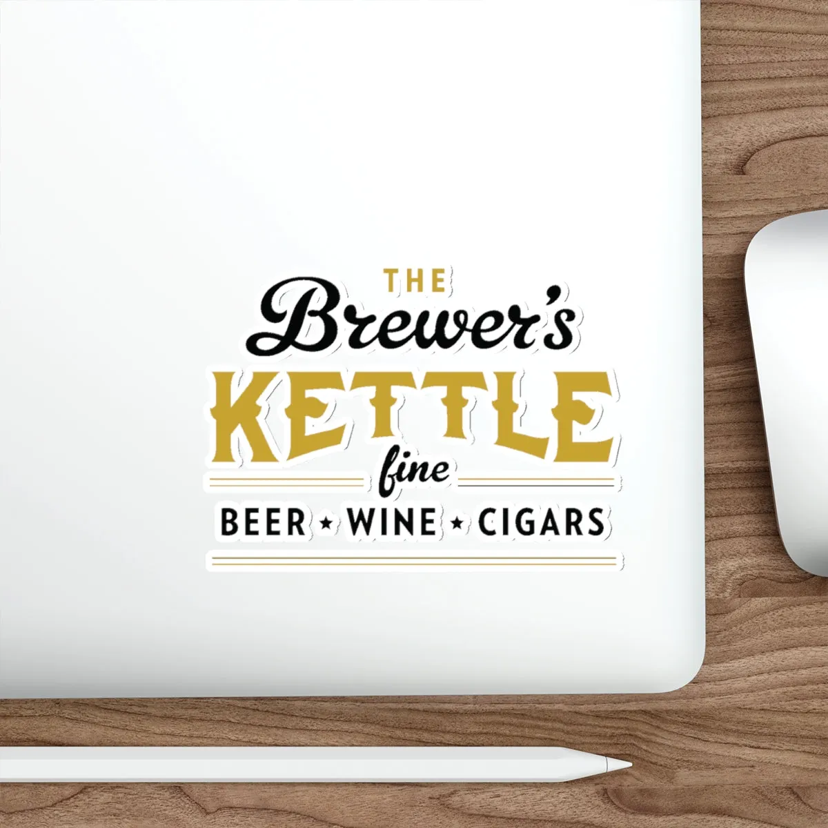 The Brewers Kettle Die Cut Vinyl Stickers - Reefmonkey