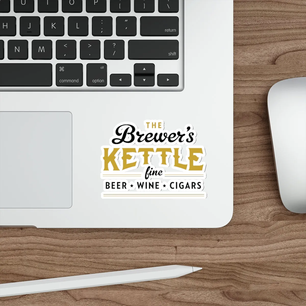 The Brewers Kettle Die Cut Vinyl Stickers - Reefmonkey