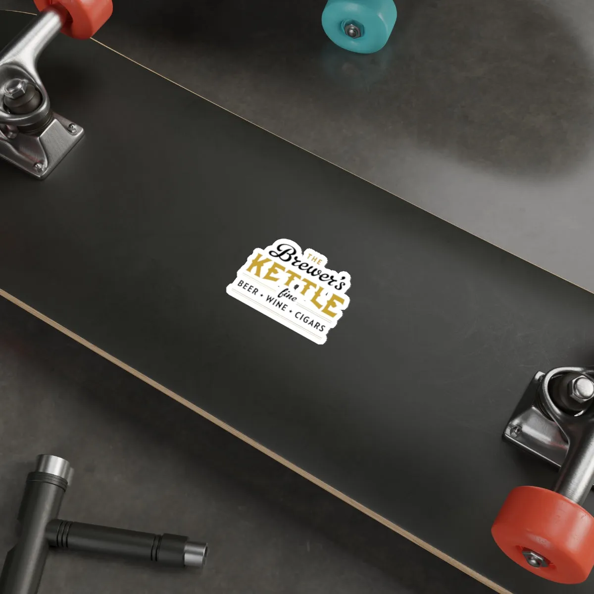 The Brewers Kettle Die Cut Vinyl Stickers - Reefmonkey