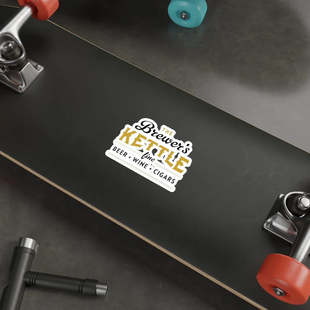 The Brewers Kettle Die Cut Vinyl Stickers - Reefmonkey