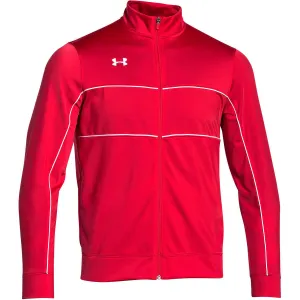 Under Armour Men's Red Rival Knit Warm-Up Jacket