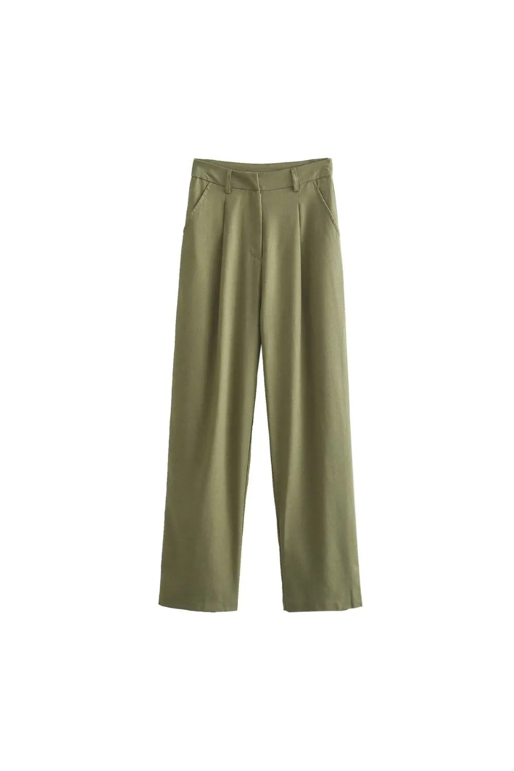 'Valentina' Solid Color Minimalist Vest & Pants Set