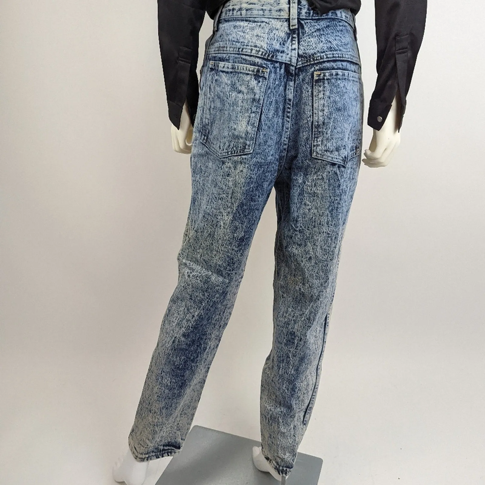 Vintage 90's Acid Washed Straight Leg Jeans 32/18