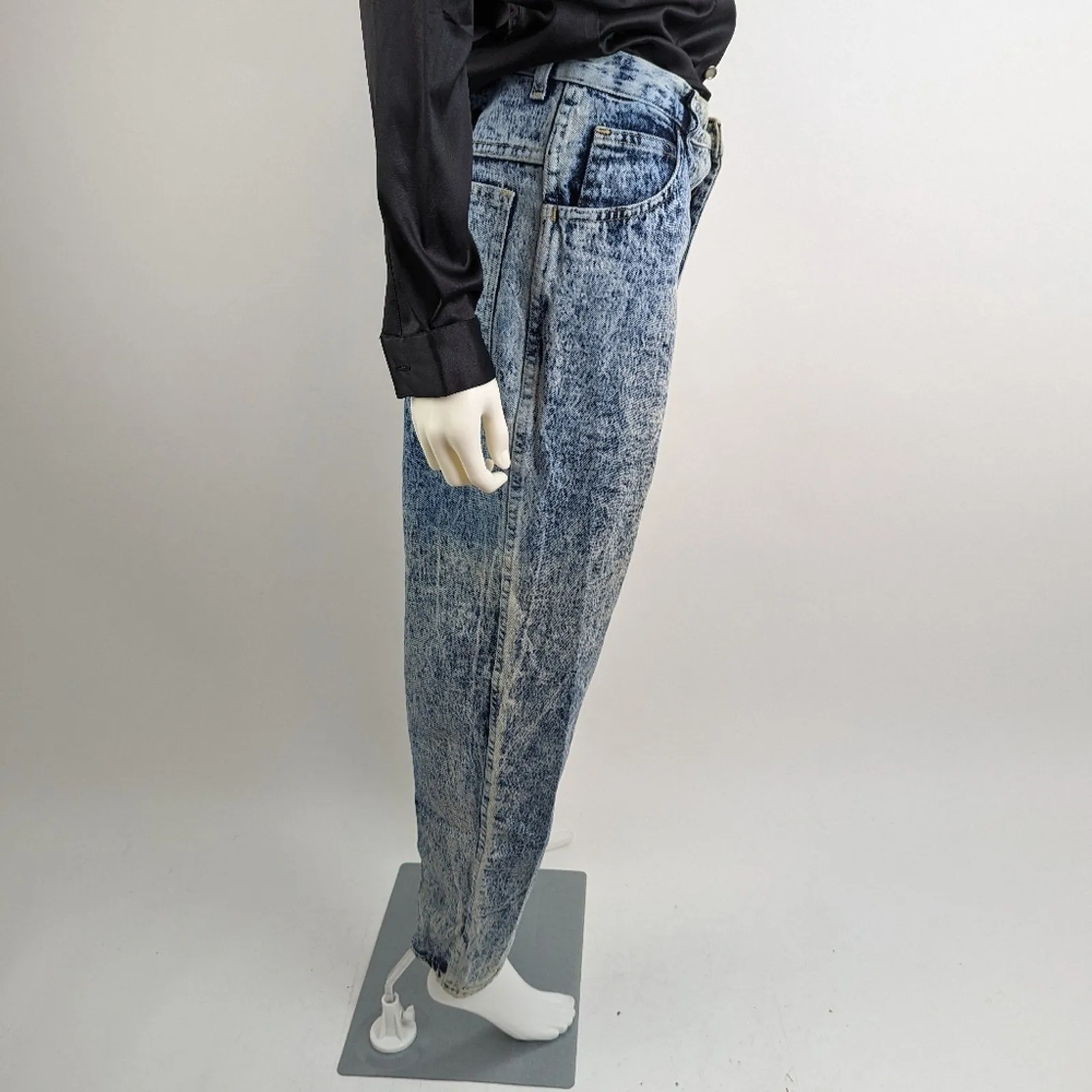 Vintage 90's Acid Washed Straight Leg Jeans 32/18