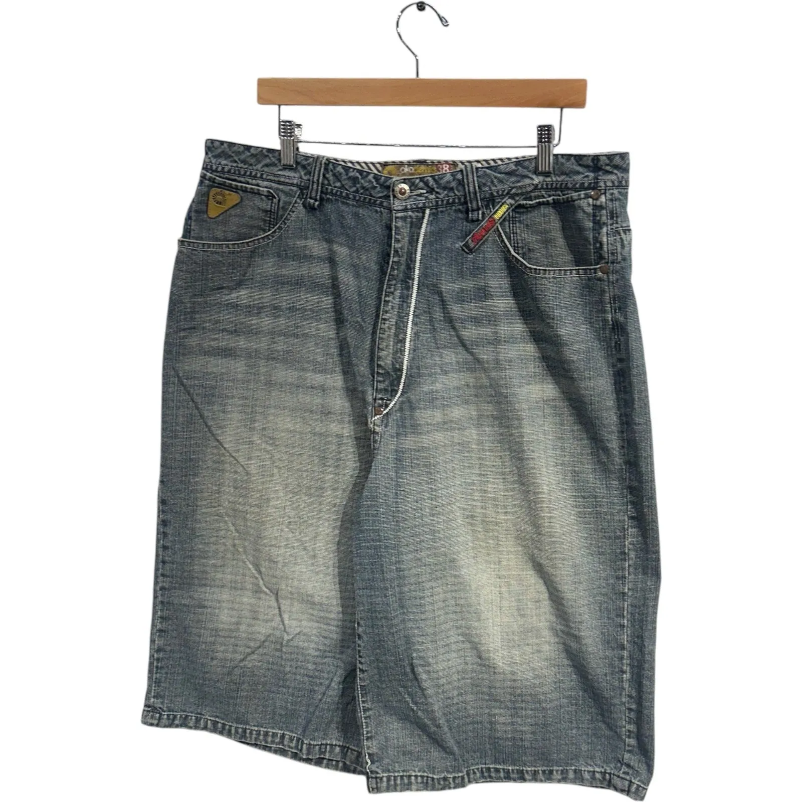 Vintage Akademiks Gray Wash Cargo Shorts 38 x 13