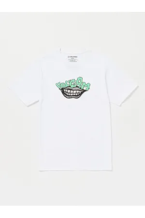 Volcom Evil Grin Short Sleeve T-Shirt White
