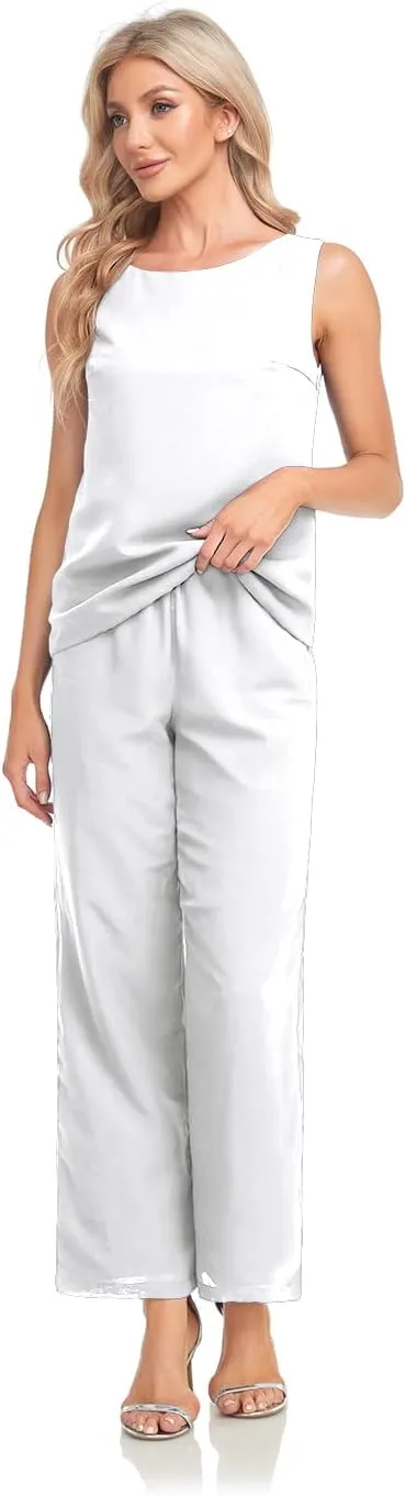 Women's 3 Pieces Chiffon Mother of The Bride Dress with Jacket Chiffon Formal Evening Dresses