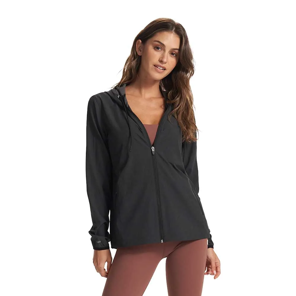 Women's Outdoor Trainer Shell Jacket - Black Heather