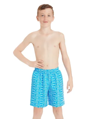 Zoggs Boys Fishes 15 Inch Shorts